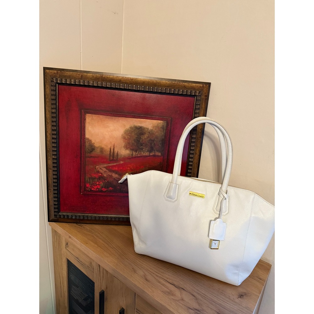 Joy & Iman Leather Satchel Tote Bag | Joy and Iman Bag